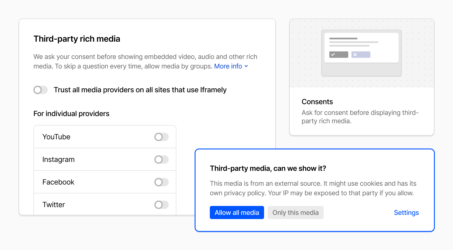 Consents withdrawal page for your end users now needs to be embedded as a form on your site
