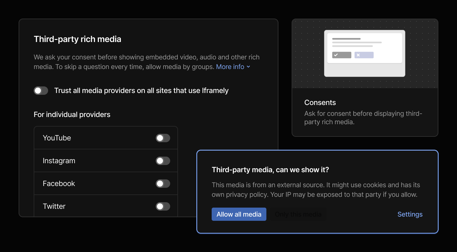 Consents withdrawal page for your end users now needs to be embedded as a form on your site